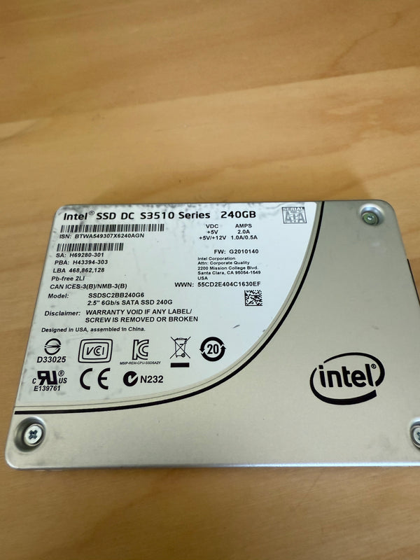 Intel SSD DC S3510 240GB SATA