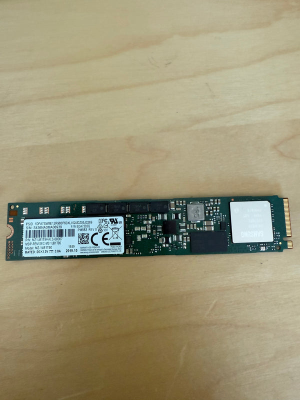Samsung 1.92TB PM983 PCIe M.2 Internal SSD MZ1LB1T9HALS-00007 MZ-1LB1T90