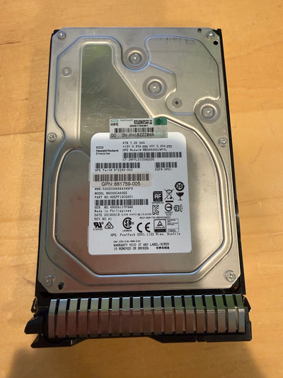 HPE 6TB SAS 12G 7.2K 3.5 inch LFF Midline HDD with Smart Carrier (861754-B21)