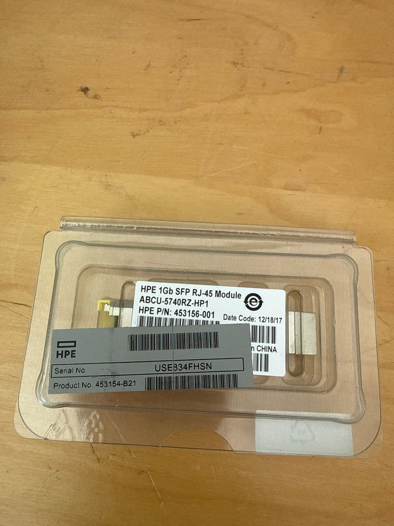 HPE 453156 1gb sfp rj45 module