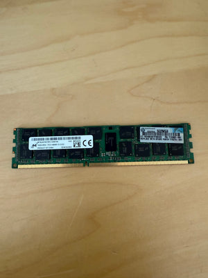 16GB DDR3 PC3-14000R ECC Registered Server DIMM Micron HP/HPE MT36.JSF2G72PZ-1G9E1HF HP SB 712383 - 081