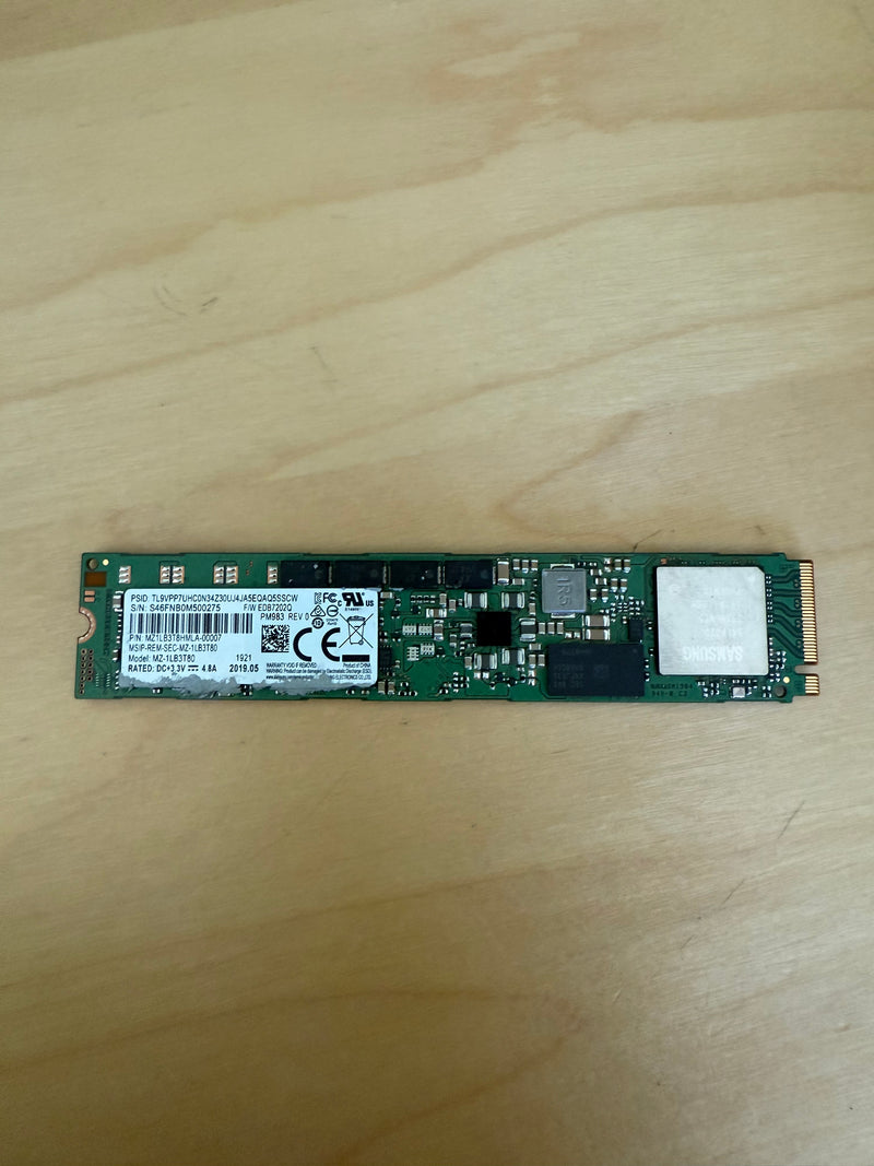 Samsung PM983 3.84TB M.2 22110 NVMe Enterprise SSD (MZ-1LB3T80)
