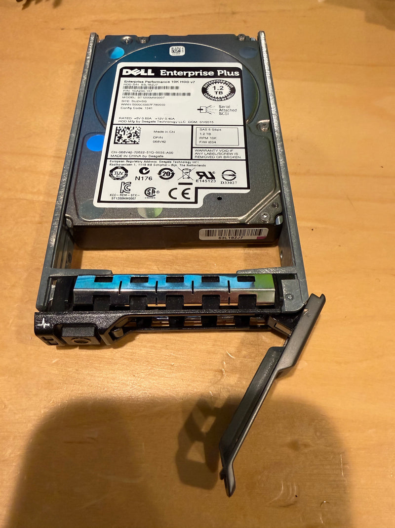 Seagate Barracuda ST1200MM0007 1.2TB 10K SAS 2.5 inch Enterprise HDD - Bare Drive