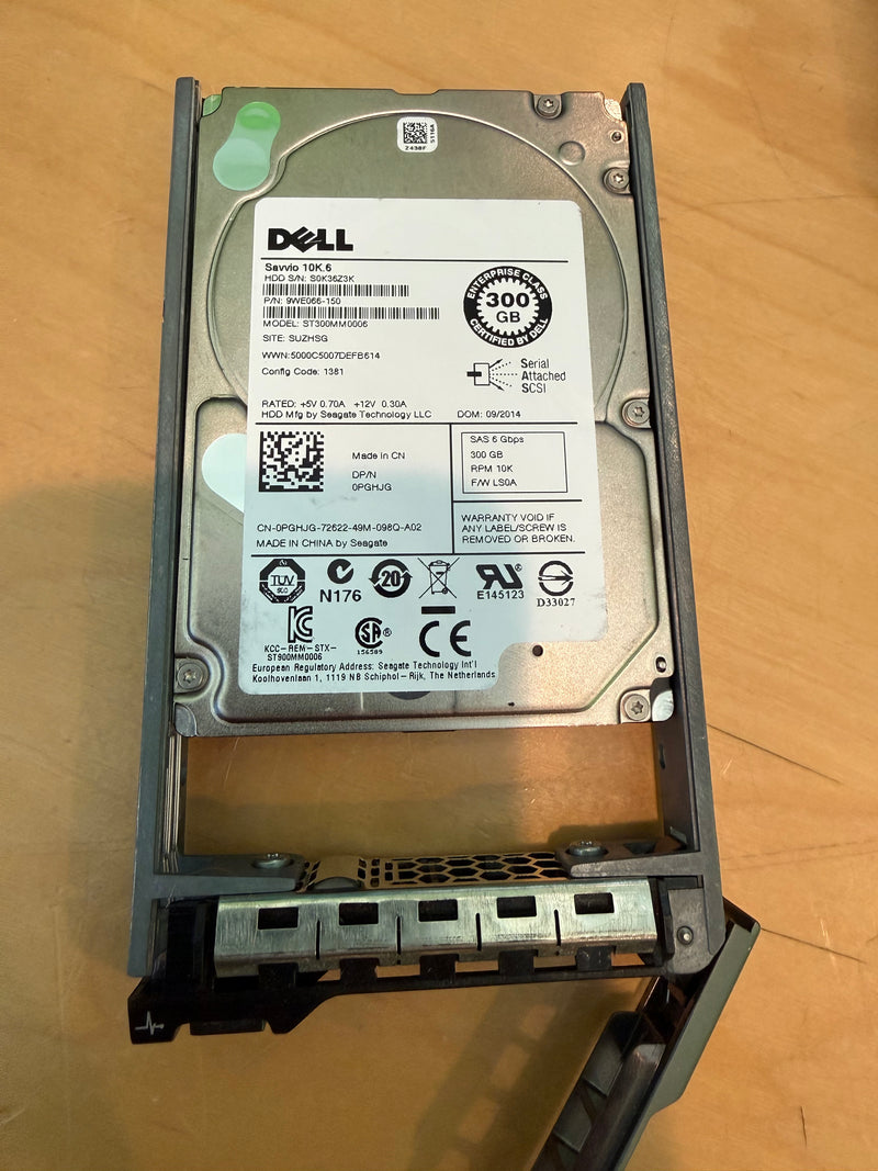 300GB 10K SAS 2.5 inch SFF Enterprise Server HDD - Bare Drive