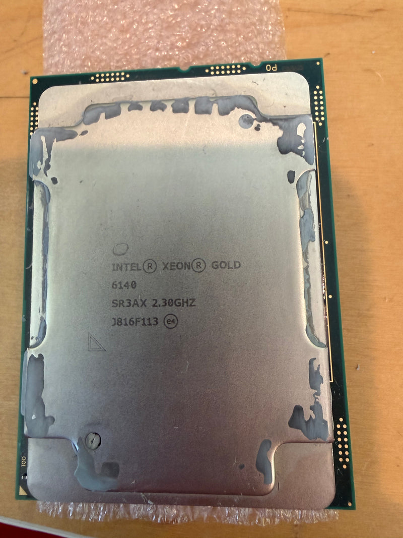 Matched Pair Intel Xeon Gold 6140 18-Core LGA3647 SR3AX - Skylake-SP
