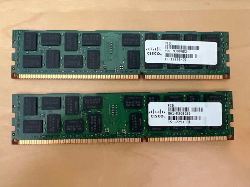 Samsung 16GB (2x8GB) DDR3-1600 PC3-12800R ECC RDIMM Kit (M393B1K70CHD) - Used