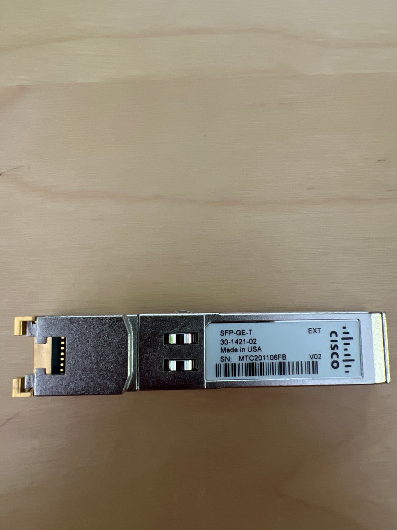 Cisco SFP-GE-T 1000BASE-T SFP Copper Module (Extended Temp)