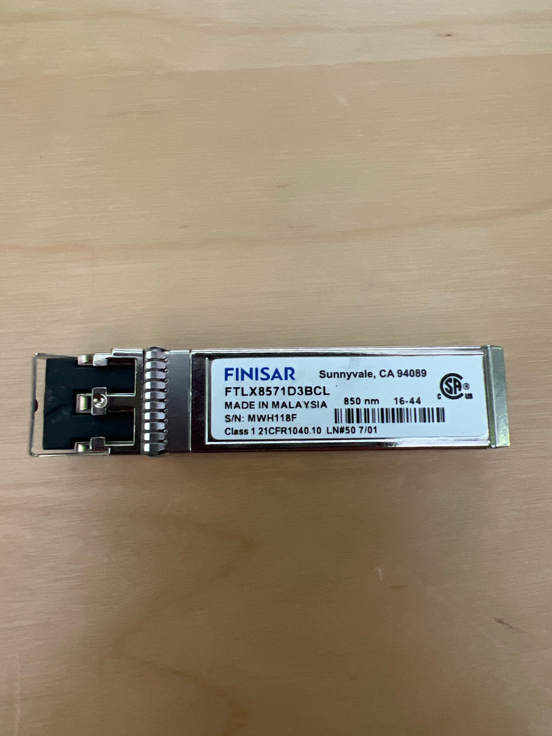 Finisar FTLX8571D3BCL 10Gb SFP+ SR Module - Universal / Multi-Vendor - Used
