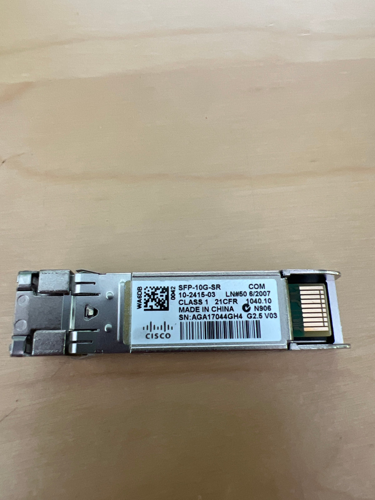 Cisco SFP-10G-SR 10Gb SFP+ Short Range Transceiver - Used – shop ...