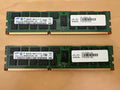Samsung 16GB (2x8GB) DDR3-1600 PC3-12800R ECC RDIMM Kit (M393B1K70CHD) - Used